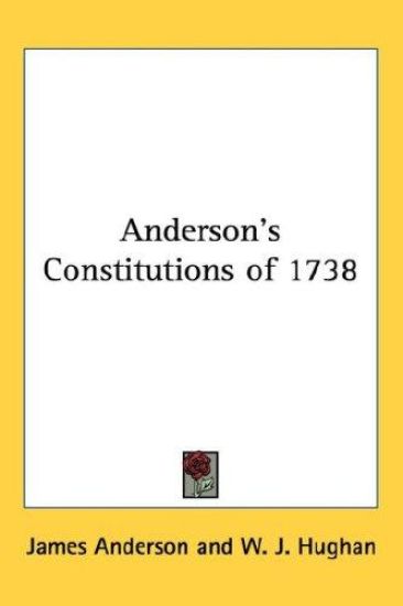Anderson's Constitutions of 1738