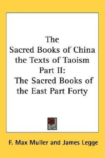 The Sacred Books of China the Texts of Taoism