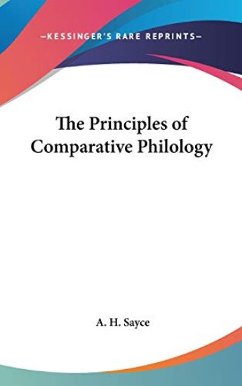 Principles of Comparative Philology