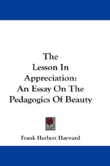 The Lesson in Appreciation