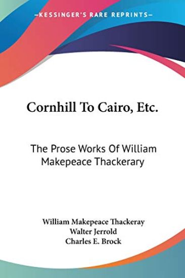 Cornhill to Cairo, Etc.