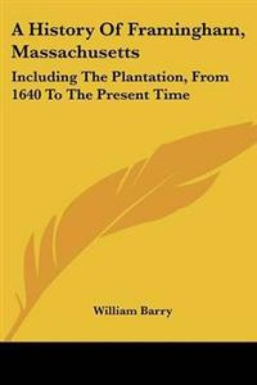 History of Framingham, Massachusetts