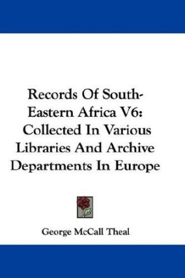 Records of South-eastern Africa