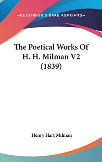 The Poetical Works Of H. H. Milman V2 (1839)