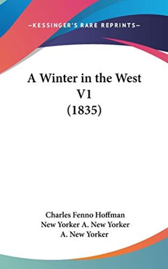 A Winter In The West V1 (1835)