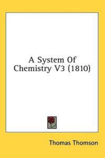 A System Of Chemistry V3 (1810)
