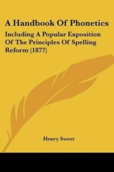 A Handbook Of Phonetics