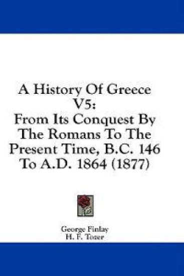 A History Of Greece V5