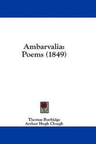 Ambarvalia: Poems (1849)