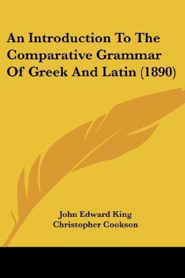 An Introduction To The Comparative Grammar Of Greek And Latin (1890)