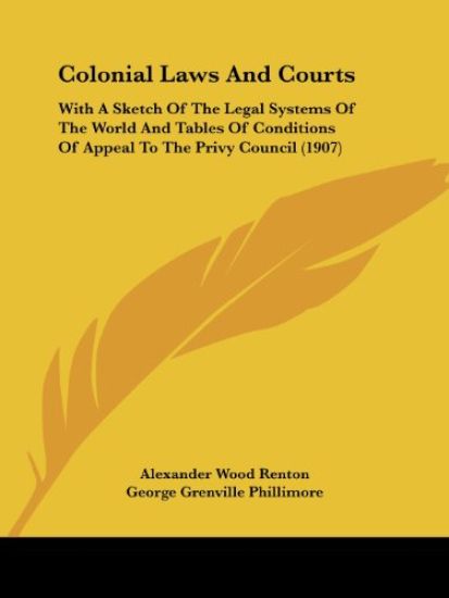 Colonial Laws And Courts