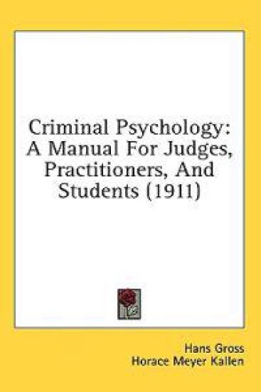 Criminal Psychology