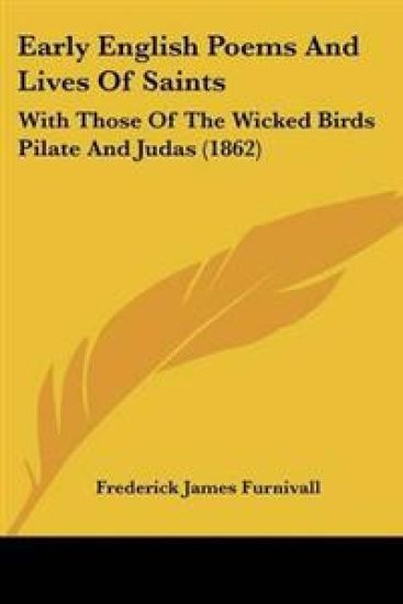 Early English Poems And Lives Of Saints