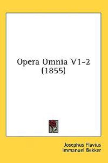 Opera Omnia V1-2 (1855)