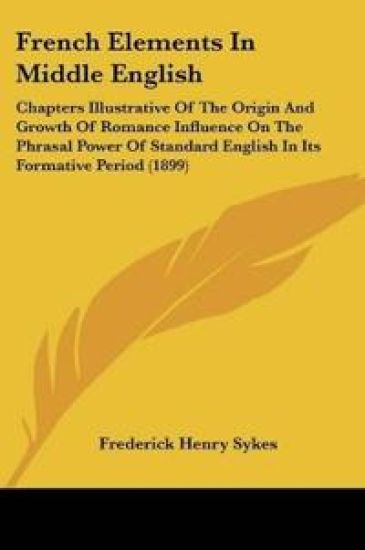 French Elements In Middle English