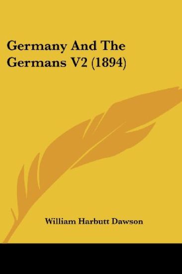 Germany And The Germans V2 (1894)