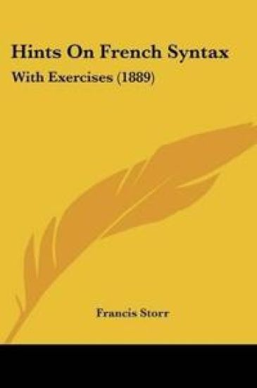Hints On French Syntax