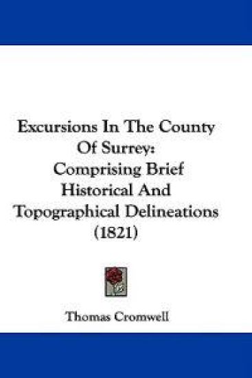 Excursions In The County Of Surrey: Comprising Brief Historical And Topographical Delineations (1821)