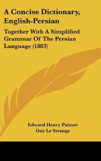 A Concise Dictionary, English-persian