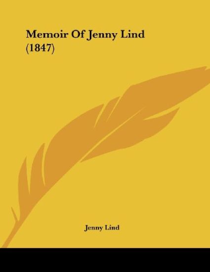 Memoir of Jenny Lind