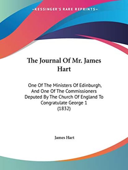 Journal Of Mr. James Hart