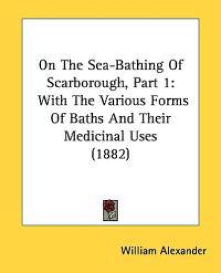 On the Sea-bathing of Scarborough – William Alexander, kirjan kansikuva