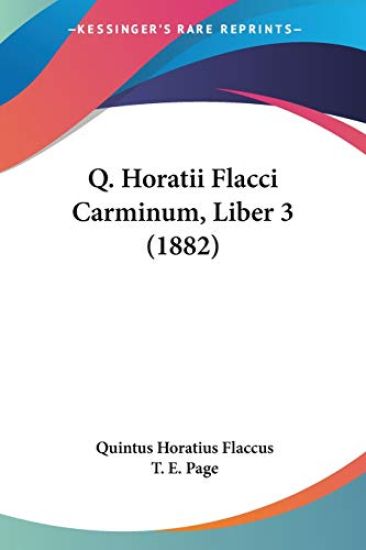 Q. Horatii Flacci Carminum, Liber 3