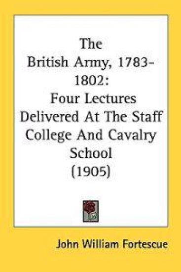 The British Army, 1783-1802
