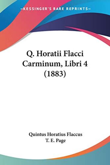 Q. Horatii Flacci Carminum, Libri 4