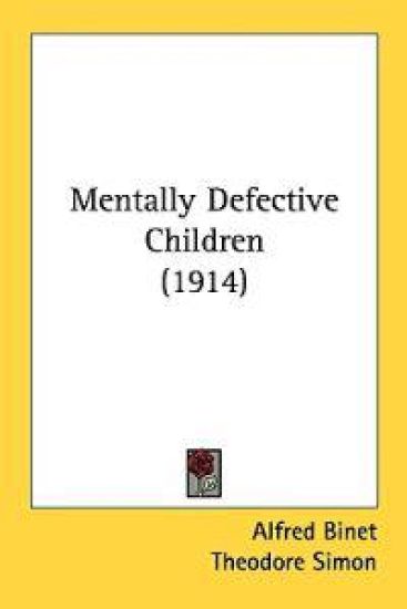 Mentally Defective Children