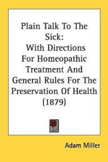 Plain Talk to the Sick