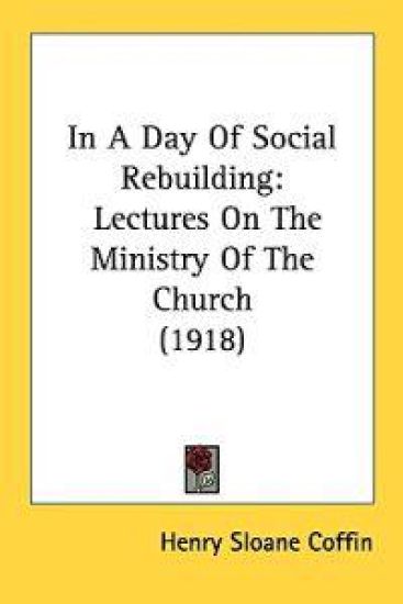 In a Day of Social Rebuilding