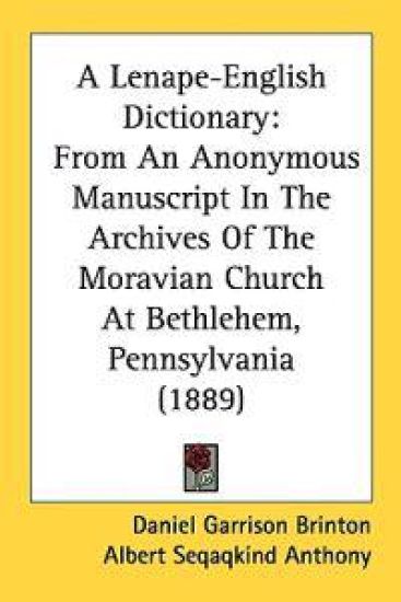 A Lenape-english Dictionary