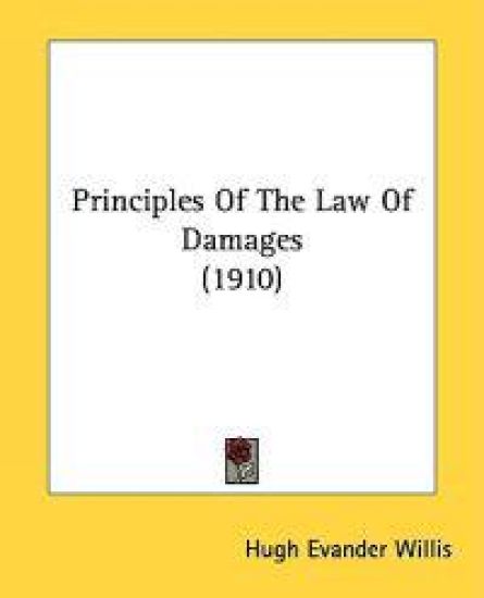 Principles of the Law of Damages