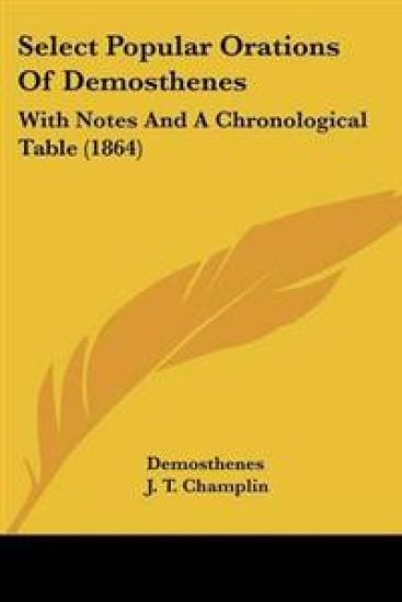Select Popular Orations Of Demosthenes