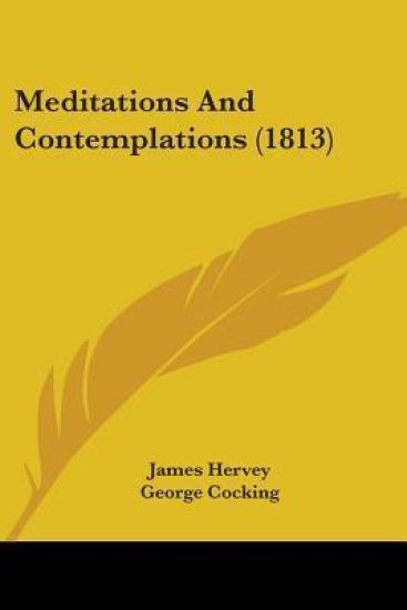 Meditations And Contemplations (1813) – James Hervey, kirjan kansikuva