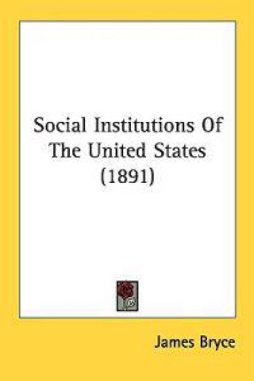 Social Institutions of the United States