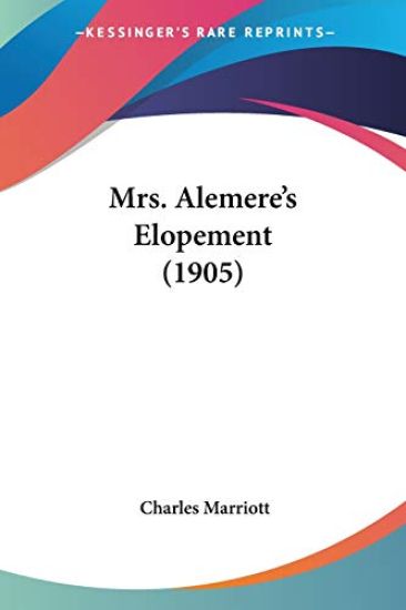 Mrs. Alemere's Elopement