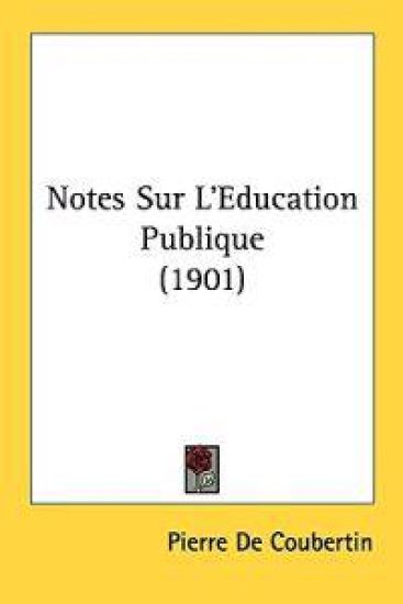 Notes Sur L'education Publique