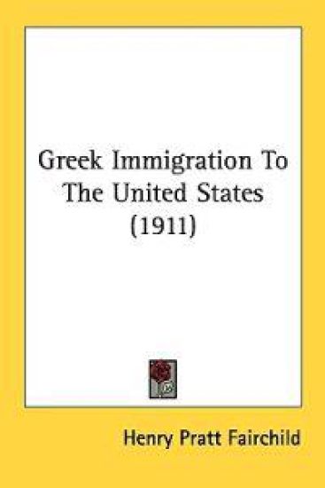 Greek Immigration to the United States