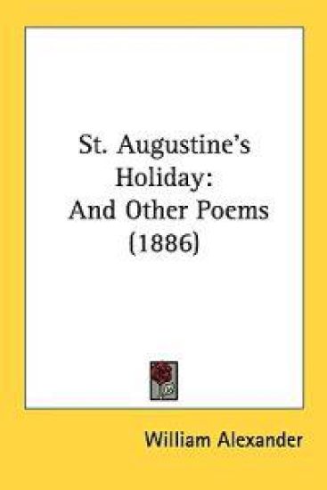St. Augustine's Holiday – William Alexander, kirjan kansikuva