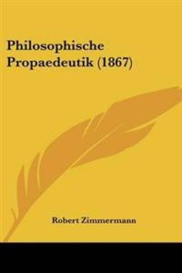 Philosophische Propaedeutik (1867)