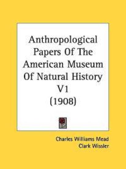 Anthropological Papers of the American Museum of Natural History