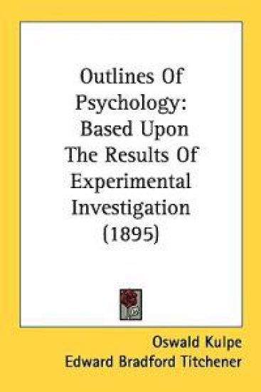 Outlines of Psychology
