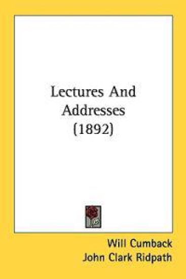 Lectures and Addresses