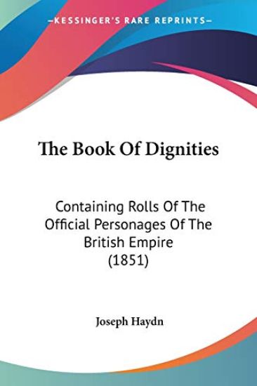 Book Of Dignities