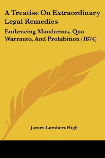 Treatise On Extraordinary Legal Remedies