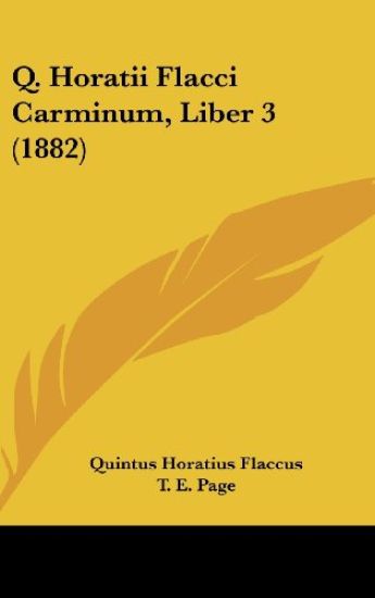 Q. Horatii Flacci Carminum, Liber 3