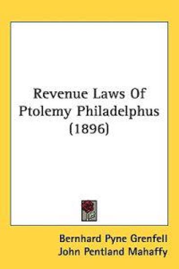 Revenue Laws of Ptolemy Philadelphus