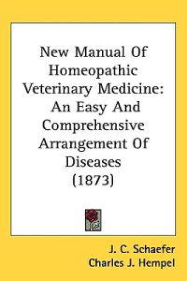 New Manual of Homeopathic Veterinary Medicine